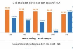 VN-Index tiếp tục giảm điểm trên sàn