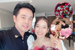 Dương Khắc Linh hôn, tặng nhẫn kim cương cho vợ kém 13 tuổi