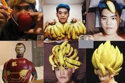 Những màn hóa trang 'siêu bựa' của 'thánh cosplay Thái Lan': Dùng mỗi nải chuối, băng keo cũng biến thành siêu anh hùng
