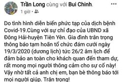 Quảng Ninh: Huyện miền núi có 6 cặp hoãn cưới để phòng dịch