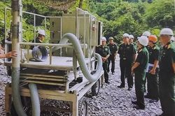 Hiệu quả của thiết bị hút lọc bụi đất đá