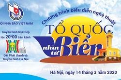 Truyền hình trực tiếp chương trình 'Tổ quốc nhìn từ biển'