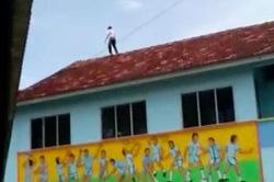 Tỏ tình thất bại, cậu bé 13 tuổi trèo lên nóc nhà đòi tự tử nhưng điều này mới khiến mọi người sững sờ