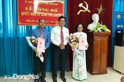 UBND tỉnh công bố các quyết định về công tác cán bộ