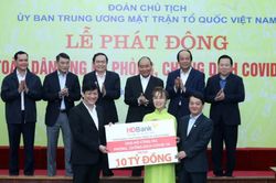 HDBank ủng hộ 10 tỷ đồng phòng chống dịch Covid-19
