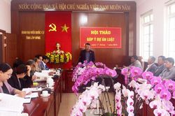 Đoàn ĐBQH Lâm Đồng góp ý Dự thảo Luật Hòa giải, đối thoại tại tòa án và Luật Giám định tư pháp