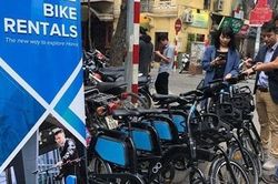Hà Nội thí điểm đầu tư hệ thống xe đạp điện chia sẻ người dùng