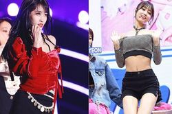Khoảnh khắc Momo Twice gợi cảm với trang phục trên sân khấu