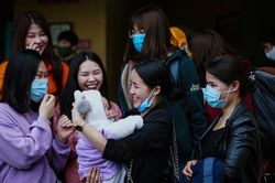 Dịch COVID-19: Xúc động hình ảnh 106 công dân rời khu cách ly tại Hòa Bình trở về nhà