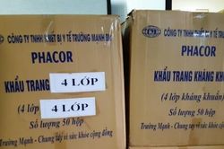 Hà Nội: Tạm giữ 500.000 chiếc khẩu trang không có hóa đơn, chứng từ chứng minh nguồn gốc xuất xứ