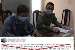 Triệu tập người đàn ông hoang tin về bệnh nhân thứ 21 nhiễm Covid-19