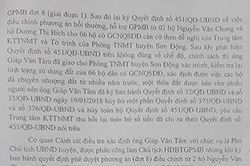Bồi thường sai hàng tỷ đồng tại Sơn Động (Bắc Giang): Chủ tịch HĐBT 'thoát tội'!