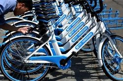 Mô hình xe đạp điện chia sẻ tại Hà Nội