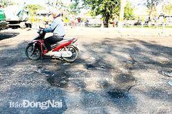 Đường xuống cấp, không đảm bảo an toàn giao thông