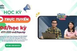 Kiến Guru triển khai chương trình 'học kỳ trực tuyến' cho học sinh trong mùa dịch Covid-19