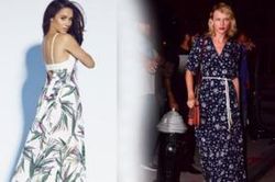 Học cách mặc váy maxi tuyệt đẹp như Meghan Markle, Taylor Swift