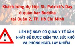 Thông báo khẩn tìm khách dự tiệc St. Patrick's Day tại quán bar ở Thảo Điền