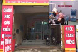Phòng khám không phép ở Thanh Chương vẫn ngang nhiên hoạt động