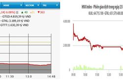 Cổ phiếu giảm sàn la liệt, VN-Index mất hơn 43 điểm