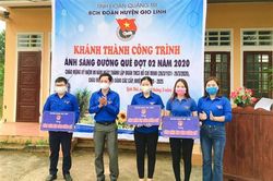 Khánh thành công trình 'Đoạn đường sáng-xanh-sạch-đẹp' tại huyện Gio Linh