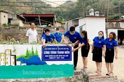 Gắn biển công trình chào mừng đại hội Đảng các cấp (nhiệm kỳ 2020-2025)