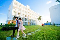 Bên trong ký túc xá được chọn là khu cách ly cho 2.000 người