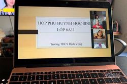 Họp phụ huynh trực tuyến mùa dịch Covid-19
