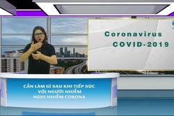 Sinh viên làm video hướng dẫn phòng Covid-19 cho người khiếm thính