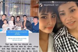 Nhan sắc 'cực phẩm' của các thành viên gia đình ca nương Kiều Anh lần đầu được tiết lộ