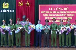 Việt Trì, Phú Thọ: 100% các xã có công an chính quy về địa bàn