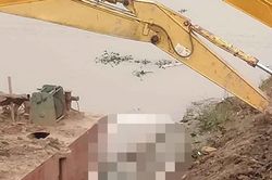Người dân phát hiện cô gái trẻ tử vong khi nạo vét kênh Vách Bắc ở Nghệ An