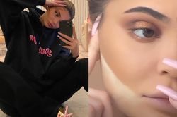 Chỉ ở trong nhà, Kylie Jenner vẫn trang điểm đậm để chụp ảnh