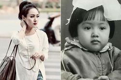 Ảnh thời thơ ấu của BTV Thời sự Hoài Anh