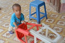 Những công dân nhí trong khu cách ly