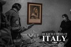 Không cầm nổi nước mắt khóc thương bi kịch Covid-19 khắp Italy