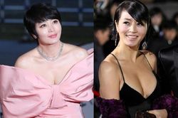 'Chị đại' của showbiz Hàn đời thường thích mặc váy khoe vòng một
