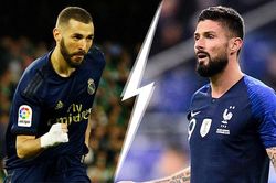 Benzema mỉa mai Giroud: 'Đua xe mini thì so thế nào được với F1'