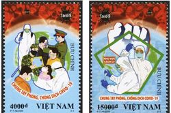 Phát hành bộ tem phòng, chống dịch Covid-19