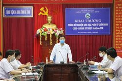 BVĐK tỉnh Hà Tĩnh vận hành phòng xét nghiệm sinh học phân tử chẩn đoán COVID-19