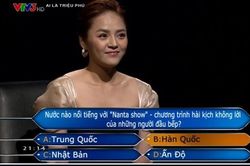 Thu Quỳnh giành 22 triệu đồng ở Ai là triệu phú