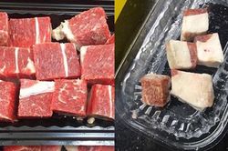 Mua thịt bò Mỹ online, cô gái 'khóc thét' khi nhận về mấy cục mỡ trắng phau