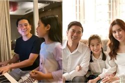 Covid-19: Hồ Hoài Anh, Bằng Kiều đệm đàn, dạy con làm vườn