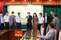 Các đơn vị, doanh nghiệp, cá nhân ủng hộ trên 700 triệu đồng cho Quỹ Phòng, chống dịch Covid-19 Lâm Đồng