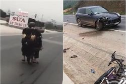 Trổ tài bốc đầu, dân tổ ngã đau còn phải nghĩ cách giải quyết hậu quả