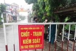 Hưng Yên: Thực hiện phòng chống dịch COVID-19, hàng chục chốt kiểm soát được thành lập