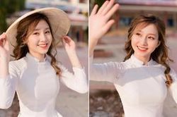 Nữ sinh ĐH Kinh tế TP.HCM duyên dáng trong tà áo dài, câu chuyện phía sau bộ ảnh khiến nhiều người xúc động