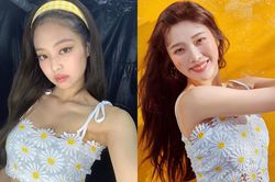 Jennie bị chê gầy hơn Joy khi mặc áo hai dây giống nhau