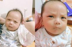Bé trai sinh ra đã có khuôn mặt 'cau có khó ở', biết được nguyên nhân ông bố cũng phải 'giật mình'