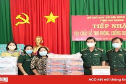 Hội Liên hiệp Phụ nữ An Giang tặng vật tư y tế, nhu yếu phẩm cho lực lượng phòng, chống dịch Covid-19