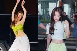HyunA, Jennie vẫn khoe eo thon dù mặc quần thể thao đơn giản
